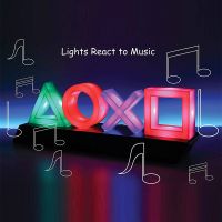 อุปกรณ์เสริมสําหรับ PS5 Icon Light โคมไฟตกแต่งเกม LED สําหรับ PS4 โคมไฟเกม