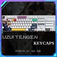 108 Keys Keycap Xda Profile Demon Slayer Uzui Tengen Anime Pbt Keycaps English Diy Dye-Sub Custom Keycap For Mechanical Keyboard