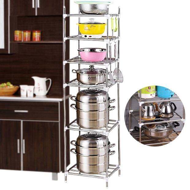 Multifunction Kitchen Storage 6 Layer 5 Layer Rak Dapur Rak Periuk Rak ...