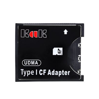 SD to CF Type I Adapter Black Adapter Support SD SDHC SDXC MMC Card to Standard Compact Flash Type I Card Reader Converter