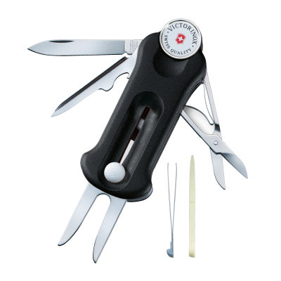 Victorinox มีดพับ/อุปกรณ์กอล์ฟ Swiss Army Knives - Golf Tool, Black (0.7052.3)