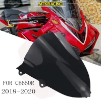 MTKRACING- Motorcycle Fairing Windshield Front Screen For HONDA CBR650R, CBR 650R, 2019-2020