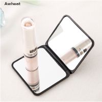 【BEIBEI】 Awheat Foldable Makeup Mirror Mini Square Makeup Vanity Mirror Portable Hand Mirrors new