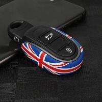 เคสกุญแจอัลลอยแต่งรถสำหรับ BMW มินิคูเปอร์ JCW F55 F57 F56 F60คันทรี่แมนกระเป๋าคลัทช์มีโซ่อุปกรณ์เสริมรถยนต์ยูเนี่ยนแจ็ค