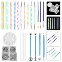 25pcs/set Mandala Dotting Tools Painting Stencils Multifunction Embossing Starter Drawing Stylus Pens Art Kit