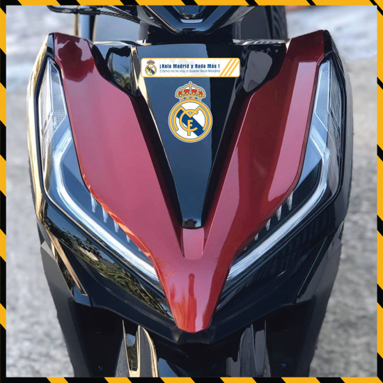 Sticker bóng đá clb real madrid dán tem xe, dán nón, điện thoại, laptop - ảnh sản phẩm 6