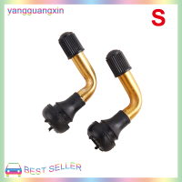 yangguangxin 2pcs รถจักรยานยนต์สกู๊ตเตอร์จักรยานยนต์รถจักรยานยนต์ไฟฟ้า-จักรยานล้อยางวาล์วก้านงอ