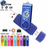 Biyetimi USB Flash Drive Dargon 64G 32G 16G 8G Pendrive High Speed for Android Backup Data OTG Smart Phone Extra Memory