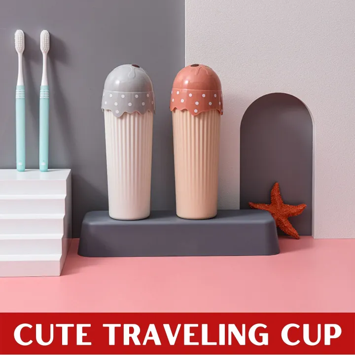 MOCHI Ice Cream Toothbrush Case Traveling Toothbrush Holder Plastic