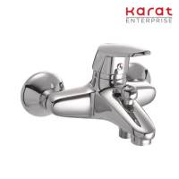 Karat Faucet ก๊อกผสมอ่างอาบน้ำแบบก้านโยกติดผนัง สำหรับฝักบัวสายอ่อน KF-26-720-50