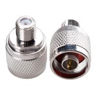 HVJ-2pcs N Male Plug To F Female Jack Rf Coaxial Adapter Connector