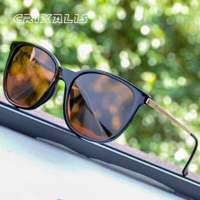 CRIXALIS Vintage Women 39;s Sunglasses Polarized Classic Anti Glare Driving Sun Glasses For Men Luxury Brand Designer Shades Female