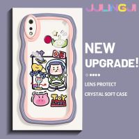 Jlingji เคสสำหรับ Realme 3 Pro เคส3i Realme การ์ตูนทอยสตอรี่ดีไซน์ใหม่ Colour ขอบคลื่นนุ่มเคสมือถือกันกระแทกแบบใสสร้างสรรค์เคสซิลิกาเจลโปร่งใสลายกล้องถ่ายรูปฝาครอบป้องกัน