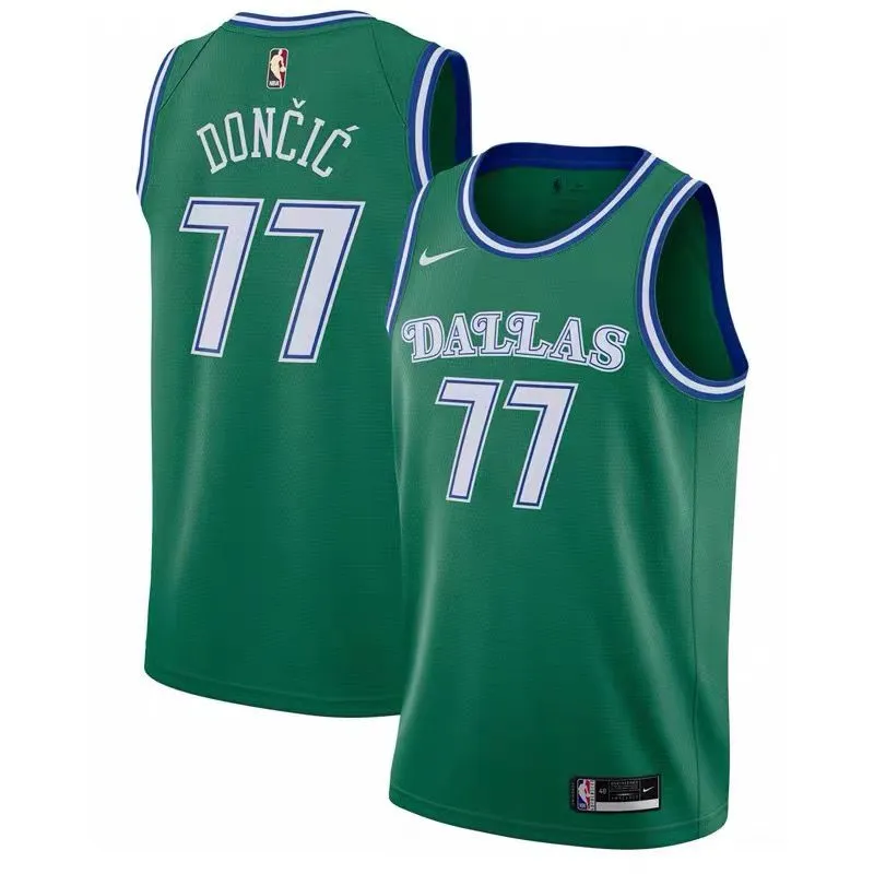 Nike Youth 2021-22 City Edition Dallas Mavericks Luka Doncic #77 White  Swingman Jersey