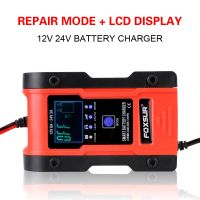 ZZOOI 12V-24V 6A Pulse Charge Maintainer &amp; Desulfator Car Battery Charger For Car Motorcycle Lead Acid Battery Agm Gel