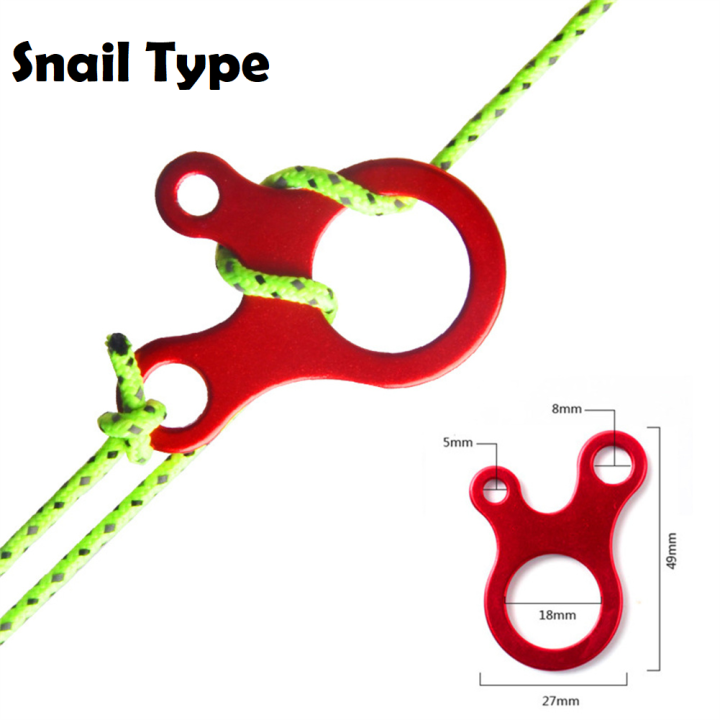 1pcs Triangle / Snails Aluminum Alloy Wind Rope Buckle Adjustment