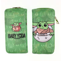 Baby Yoda Mandalorian Women S Men S Coin Purse Wallet Long Zipper PU Wallet Teenager Coin Purse Card Holder Clutch Bag