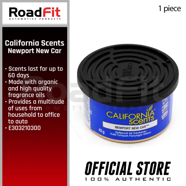 California Scents Car Air Freshener, Newport New Car Scent, 1 Piece