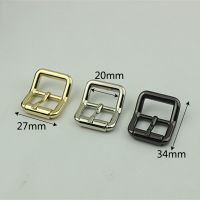 Meetee 5pcs 152025mm Metal Pin Buckle Bow Bending Bags Strap Adjustment Shoes Buckle DIY Luggage Hardware Parts Accessories