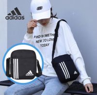 ADIDASFashionแฟชั่น กระเป๋า สีดำ ลายคลาสชิค สะพายสะดวกกระทัดรัด