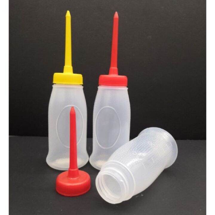 Malaysia Original Stock Plastic Squeeze Oil Filter Bottle / Botol Sos