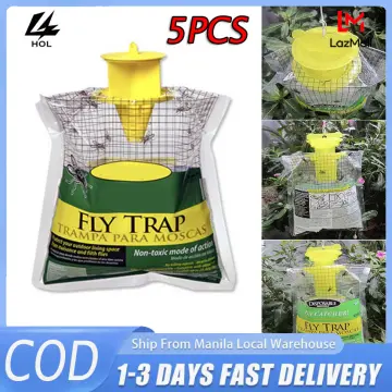 5pcs Fly Strips - Sticky Hanging Fly Paper Strips for Indoor Hanging Bug Fly  Traps