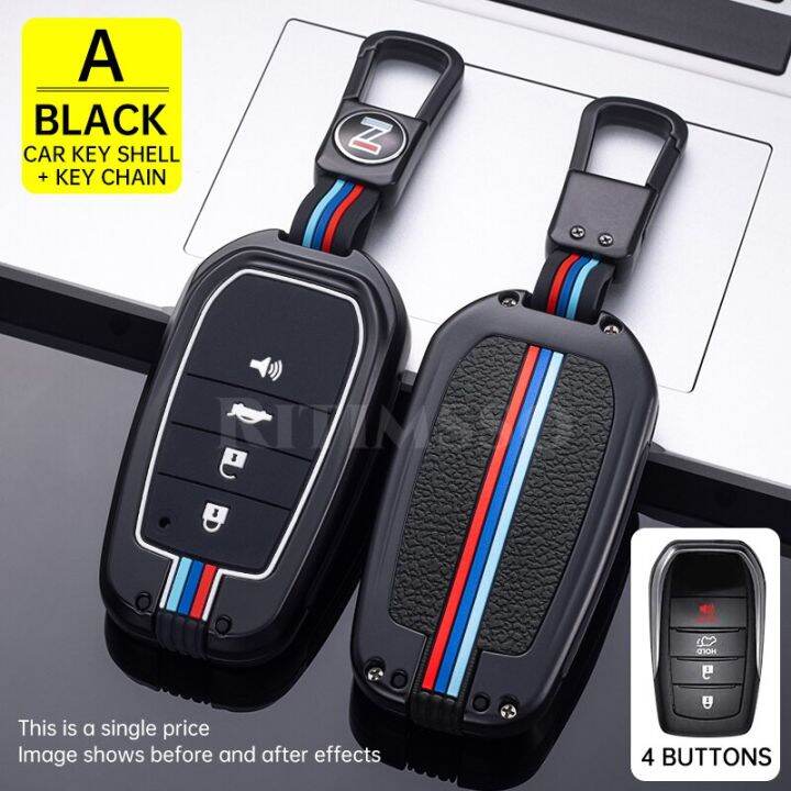 New Metal Car Key Case Cover For Toyota Hilux Fortuner Land Cruiser