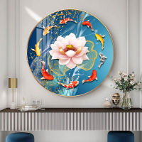 Zozack Needlework,DMC DIY Cross-stitch,Full Embroidery Kits,Nine Fish Lotus Patterns Chinese Cross Stitch Printed On Canvan