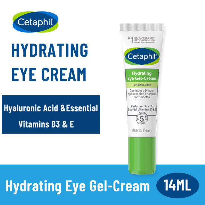 Cetaphil Hydrating Eye GelCream Hyaluronic Acid Serum Dilute Eye