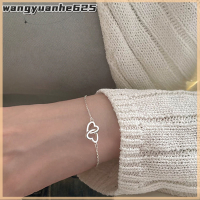 [WYH Store] COD สร้อยข้อมือจี้หัวใจคู่สำหรับผู้หญิงใหม่สร้อยข้อมือวินเทจกลวงห่วงโซ่ข้อมือเครื่องประดับสำหรับเด็กผู้หญิง