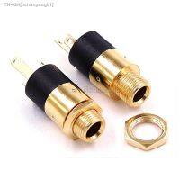 ۩✲ 5PCS 3.5MM cylindrical socket PJ-392 Stereo Female Socket Jack with Screw 3.5 Audio Video Headphone Connector PJ392 GOLD PLATED