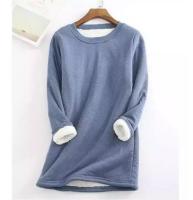 Autumn Winter Knitted Sweater Women Pullover O Neck Long Sleeve Femmle Loose Plus Size Warm Sweater Female Long Add Plush Tops