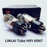 LINLAI อะไหล่6N8P 6H8C CV181 7หลอดสุญญากาศเครื่องขยายเสียงอิเล็กทรอนิกส์ชิ้นส่วนวงจรไฟฟ้าสี่ชิ้นที่จับคู่กันเครื่องขยายเสียงไฮไฟ