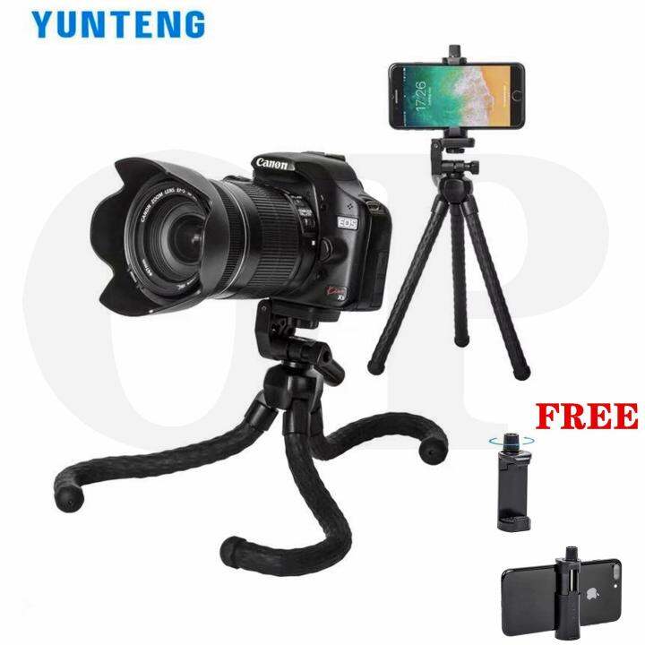 yunteng-vct-3280-octopus-tripod-adjustable-deformation-mobile-phone-small-camera-small-ptz-lightweight-ขาตั้งกล้อง-ขาตั้งมือถือ-3ขา