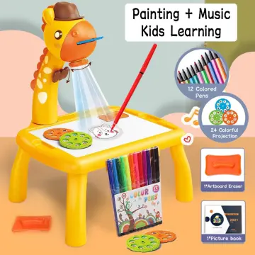 Drawing Projector Table for Kids, Trace and Draw Projector Toy, Child Smart  Projector Sketcher Desk, Learning Projection Painting Machine Draw Play
