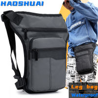 Mens Motorcycle Leg Drop Waist Pack Riding Shoulder Messenger Men Sling