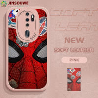 เคสมือถือ Jinsouwe เคส Oppoa92020สำหรับ OPPO A9 2020สำหรับการ์ตูนเด็กหญิงเด็กชายสไปเดอร์แมนปกหนัง PU