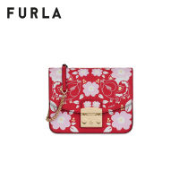 FURLA กระเป๋าสะพายผู้หญิง รุ่น METROPOLIS S CROSSBODY TONI RUBY