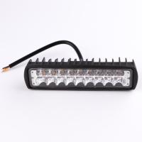 54W LED Work Light Bar สปอตไลท์แฟลชโคมไฟสีเหลืองสีขาว dual สี DRL FOG Light สำหรับรถ Offroad รถบรรทุกรถแทรกเตอร์เรือ12V-24V