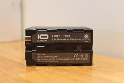 แบตเตอรี่กล้องดิจิตอล Sony-F960/F970 Battery for Sony Camcorder Camera (รับประกัน 1 ปี มีมอก.รับรอง) - สามารถใช้กับไฟ LED ได้