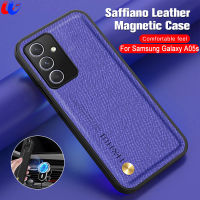 ฝาปิดแบบแม่เหล็กหนังลายขวางสำหรับ Samsung Galaxy A05s 2023เคสกล้องกันกระแทก Fundas Samsang A 05 S 05A A05s A05 GalaxyA05 4G 2023