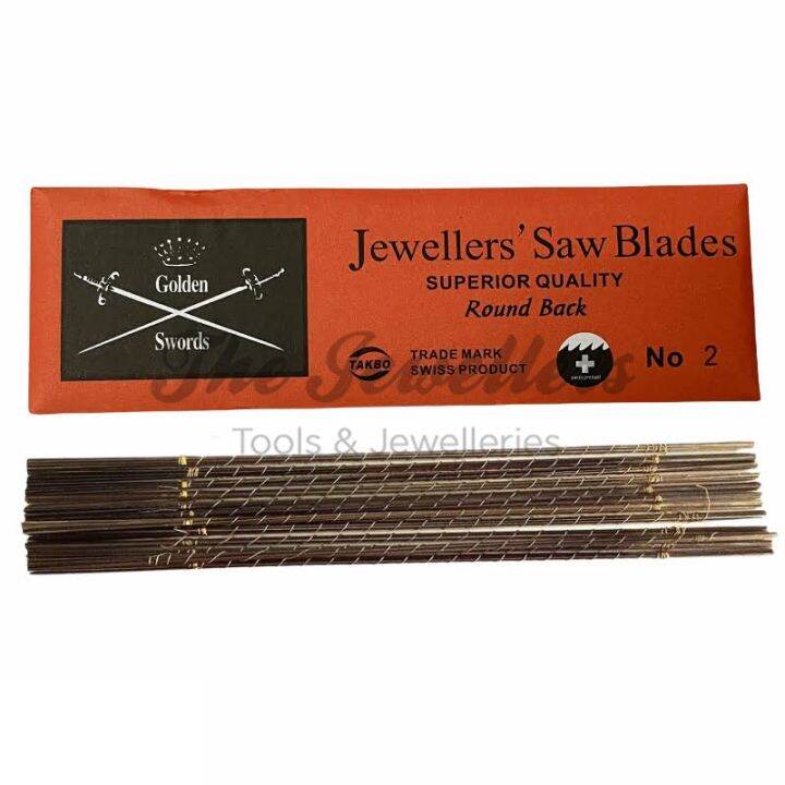 Golden Swords No.2 Piercing Saw Blade For Hard Metal, Wood or Plastic