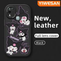 YIWESAN เคสสำหรับ Infinix ขายดี10 Play เคส X688C ลายการ์ตูนน่ารัก Kuromi เคสโทรศัพท์หนังกันกระแทกแฟชั่นเคสดีไซน์ใหม่ซิลิโคนลายเลนส์เต็มรูปแบบฝาครอบป้องกันกล้องเคสนิ่ม