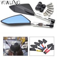 Universal motorcycle Scooter Rearview Mirrors for yamaha YZF R125 R15 R25 r 125 15 25 mt-07 mt-09 mt 07 09 MT-09 FZ07 FZ09 MT-10