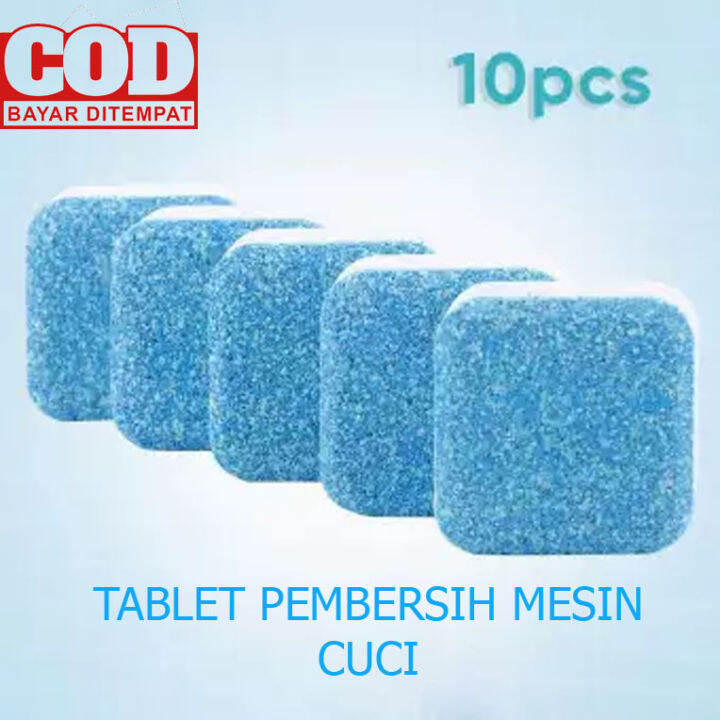 Tablet 10 Pcs - Alat Pembersih Mesin Cuci Cleaner Pembersih Berjamur ...