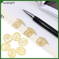 QUNJINGCH เครื่องเขียนที่สร้างสรรค์น่ารักสัตว์ที่คั่นหนังสือเหล็กการ์ตูน