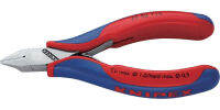 Knipex 77 52 115 - Electronics Diagonal Cutters with Pointed-flat Head, Electronics Diagonal Pliers, 115mm