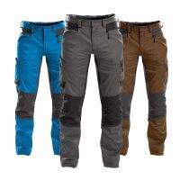 CODpz119nb Work Pants Men Multi Pockets 100 Cotton Cargo Pants for Men Carpenter Welder Workers Casual Straight Trousers