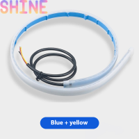 Shine 2pcs DRL รถ Daytime Running LIGHT LED FLEXIBLE Strip ไฟหน้ารถยนต์กันน้ำ