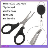 GOUPDO ขรุขระ อุปกรณ์ตกปลา Retractor เครื่องมือกรรไกร เครื่องตัดสาย PE คีมตกปลา ตัวถอดตะขอล่อ